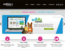Tablet Screenshot of adboxpublicidad.com